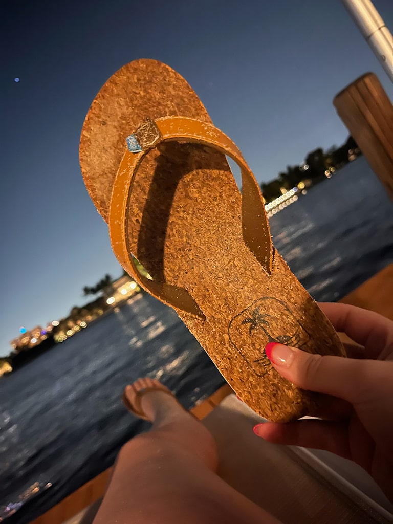 Coconut Scented flip flops